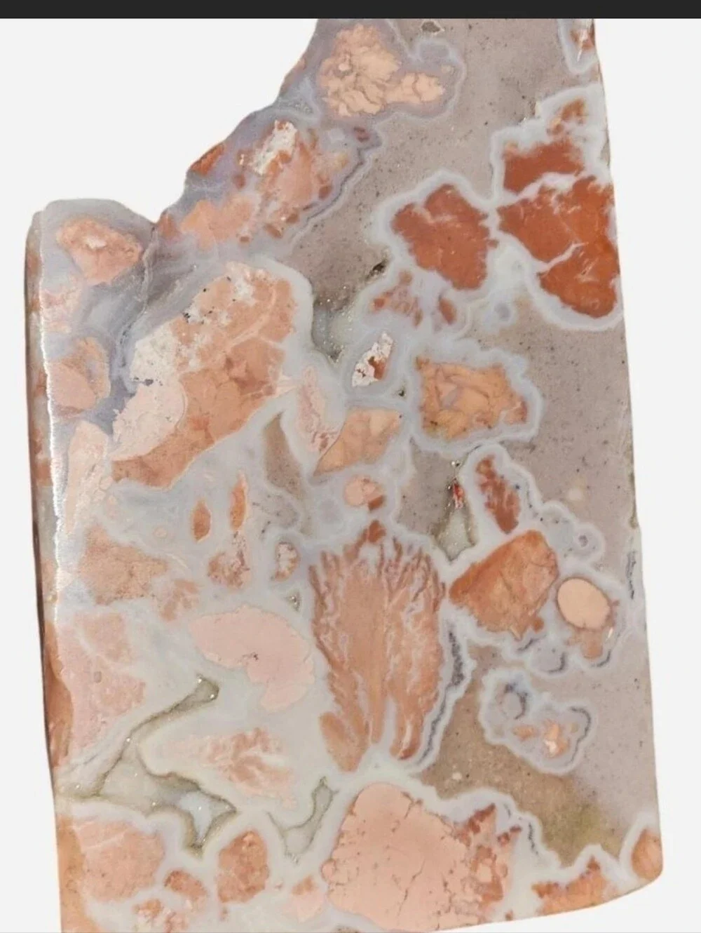 AAA Grade Pink Amethyst Chalcedony Flower Agate Statement Crystal Slab STUNNING